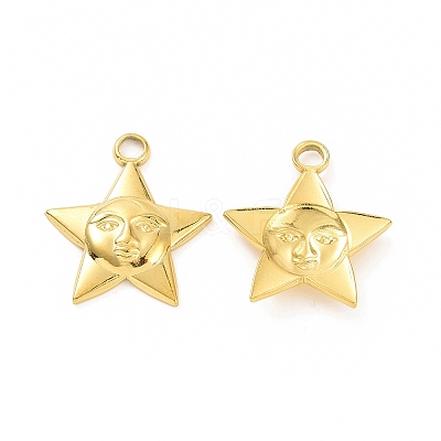 Ion Plating(IP) 304 Stainless Steel Pendants STAS-C003-14G-1