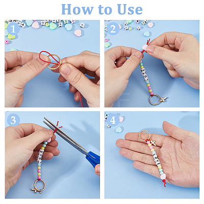 DIY Keychain Making Kits DIY-DC0003-54-1