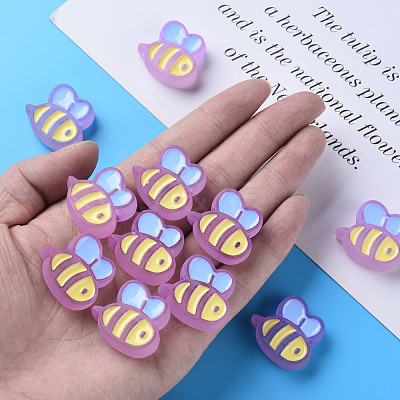 Transparent Acrylic Beads MACR-S374-06B-03-1