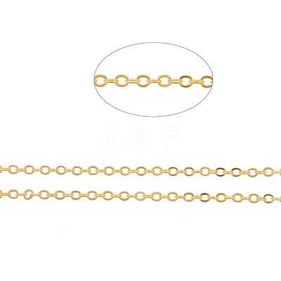 Brass Cable Chains CHC-T008-08G-1
