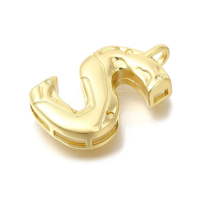 Rack Plating Brass Pendants KK-I721-02G-S-1