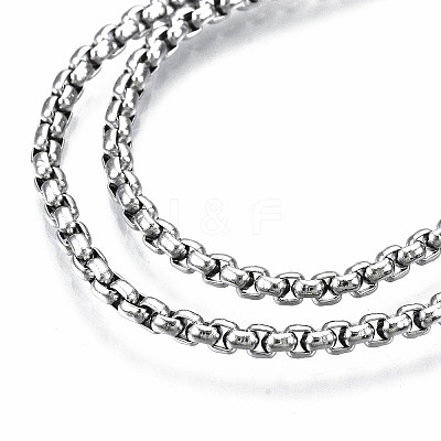 Tarnish Resistant 304 Stainless Steel Venetian Chains CHS-S009-001-1