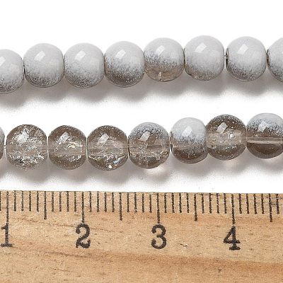 Crackle Glass Beads X1-GLAA-U001-6mm-06-1