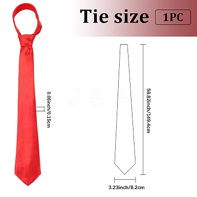 Polyester Ties for Men AJEW-WH20006-250B-10-1