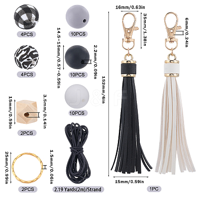 DIY Keychain Making Kit DIY-SC0022-44-1