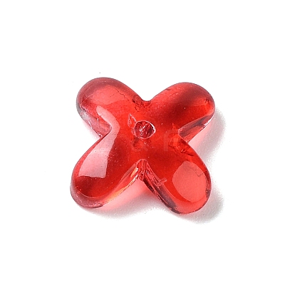 Transparent Glass Beads Caps GLAA-A011-12A-1