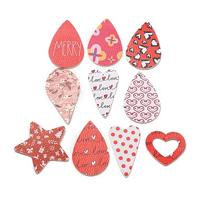 PU Leather Pendants FIND-X0010-13-1