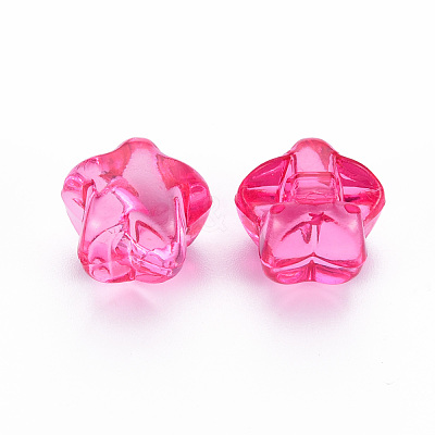 1-Hole Transparent Acrylic Buttons TACR-S154-52B-1