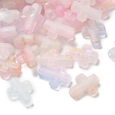 Gradient Color Transparent Acrylic Beads X1-OACR-M023-03I-1
