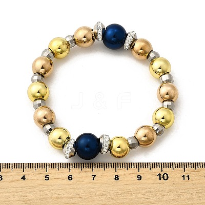 304 & 201 Stainless Steel with Clay Bracelets BJEW-D314-01-1