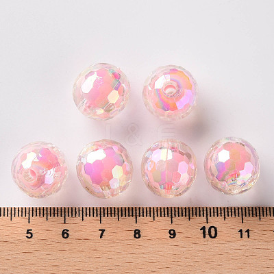 Transparent Acrylic Beads TACR-S152-14B-A01-1