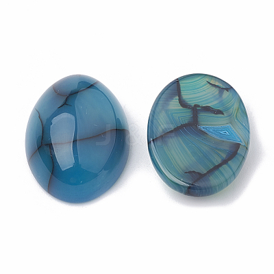 Natural Agate Cabochons G-S330-15C-1