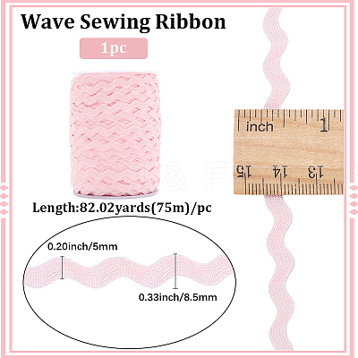 Wave Bending Fringe Trim OCOR-GF0004-40I-1