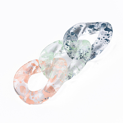 Transparent Acrylic Linking Rings OACR-N009-014A-1