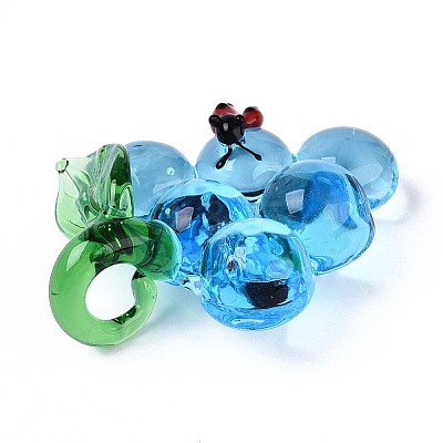 Handmade Lampwork Pendants LAMP-N034-14A-1