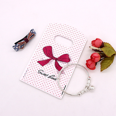 45~50Pcs Rectangle Plastic Gift Bag PAAG-PW0007-10F-1