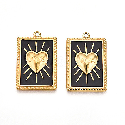 304 Stainless Steel Pendants STAS-N108-26D-G-1