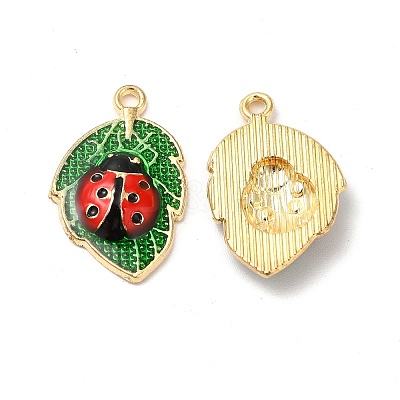 Alloy Enamel Pendants ENAM-C005-21G-1