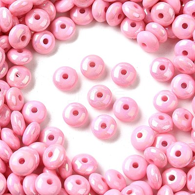 UV Plating Opaque Acrylic Beads MACR-F083-13E-1