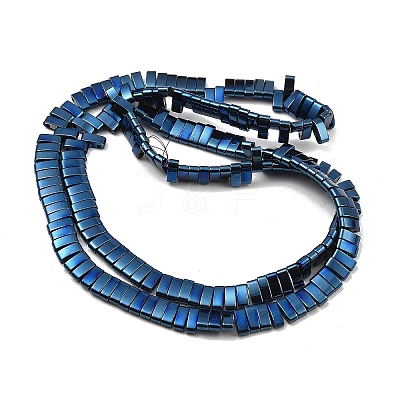 Electroplated Non-magnetic Synthetic Hematite Beads Strands G-G089-A02-14-1