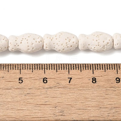 Natural Lava Rock Beads Strands G-U007-01M-1