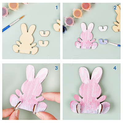 Wooden Stand DIY-FH0002-06-1