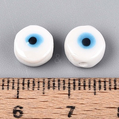 Handmade Porcelain Ceramic Beads PORC-T006-04N-01-1
