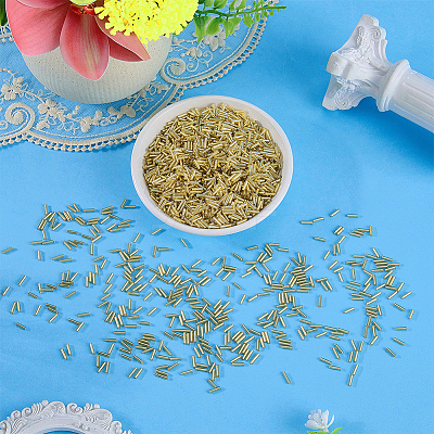 3000Pcs Glass Bugle Beads GLAA-PA0001-85-1