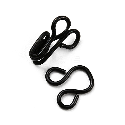Brass Garment Hook and Eye KK-WH0044-93EB-1