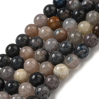 Natural Scorzalite Beads Strands G-B099-C04-02-1