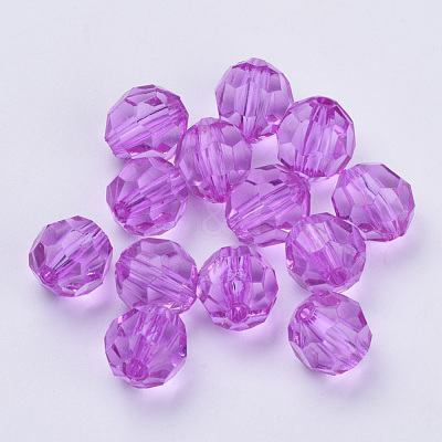 Transparent Acrylic Beads TACR-Q257-10mm-V48-1