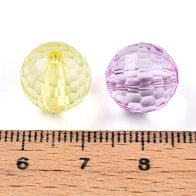 Transparent Acrylic Beads X-TACR-N019-02-1