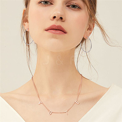 Stainless Steel Pendant Necklaces JN1004B-1