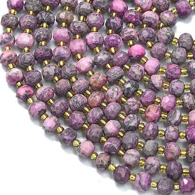 Natural Netstone Dyed Beads Strands G-K389-E29-01-1