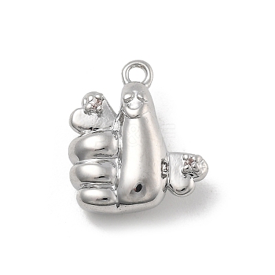 Brass Micro Pave Cubic Zirconia Pendants LS-KK-D283-20P-1