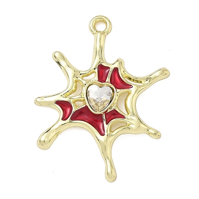 Halloween Alloy Rhinestone Pendants ENAM-P258-06G-02-1