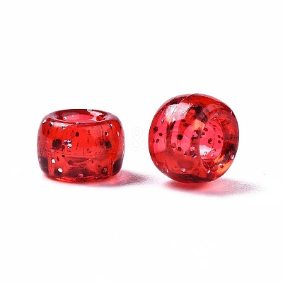 Transparent Acrylic European Beads MACR-N008-14B-A-1