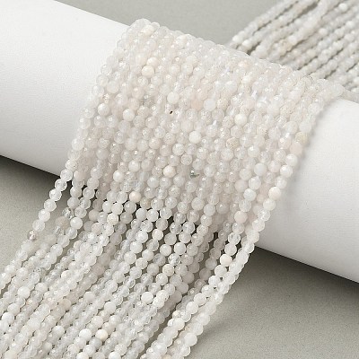 Natural Moonstone Beads Strands X-G-C201-B06-3mm-1