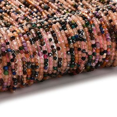 Natural & Synthetic Mixed Gemstone Beads Strands G-RM2025-A16-2mm-C-1