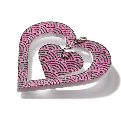Printed Acrylic Pendants FIND-B045-05-1