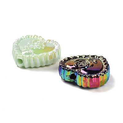 Iridescent Acrylic Beads OACR-P020-06-1