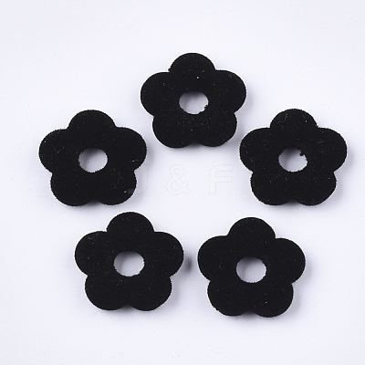 Flocky Acrylic Bead Frames OACR-T005-05-01-1