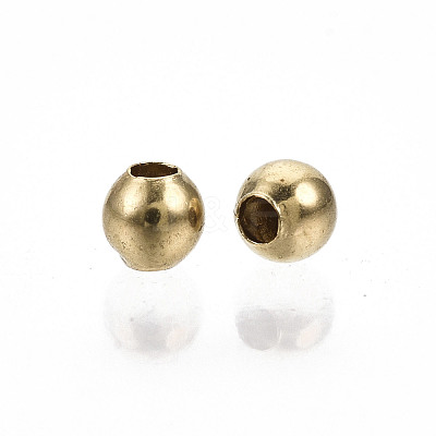 Brass Beads KK-R141-2.4mm-01C-NF-1
