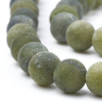 Natural Chinese Southern Jade Beads Strands G-T106-072-1