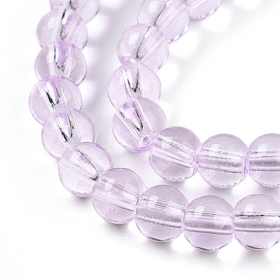 Baking Paint Transparent Glass Beads X1-DGLA-N006-6mm-05-1