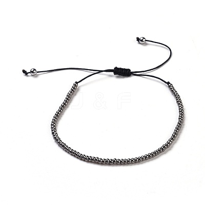 Nylon Thread Braided Beads Bracelets BJEW-JB04348-1