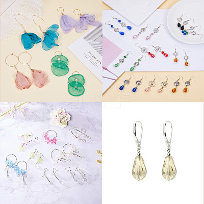 Brass Earring Findings KK-SC0001-04-1