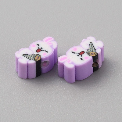 Cartoon Handmade Polymer Clay Beads CLAY-WH0011-03E-1