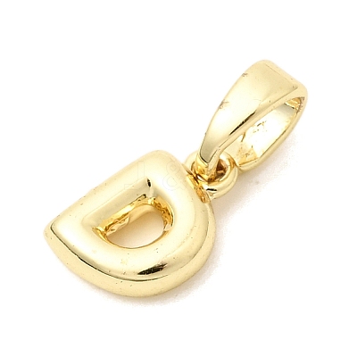 Brass Letter Charms KK-G554-22G-D-1