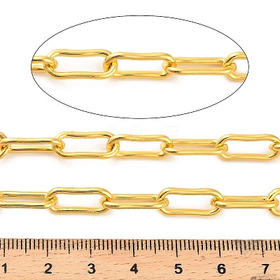 Stainless Steel Oval Paperclip Chains CHS-G040-01B-G-1